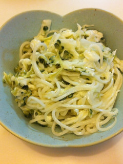 ゴーヤと玉ねぎのそうめんサラダ-レシピのメイン写真