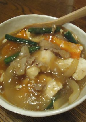 豚肉で 我が家の肉豆腐-レシピのメイン写真