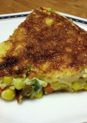 野菜たっぷり豆腐入りオムレツ風-レシピのメイン写真