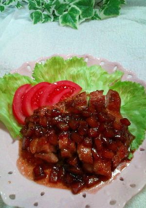 鶏もも肉のパイン煮-レシピのメイン写真