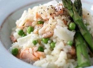 サーモンとグリーンピースのリゾット-レシピのメイン写真