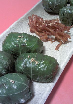 エゴマの葉おにぎり☆韓国料理☆-レシピのメイン写真