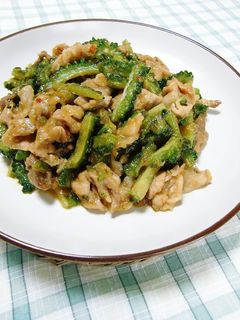ゴーヤと豚肉のピリ辛☆味噌炒め-レシピのメイン写真