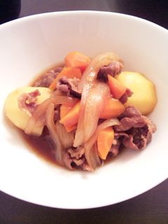 失敗なし!簡単☆ゴマ油のこってり肉じゃが-レシピのメイン写真