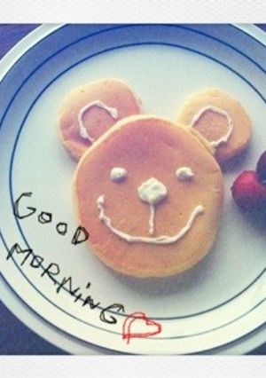 ヨーグルト♡ホットケーキ-レシピのメイン写真