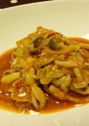 豚のケチャップソース煮-レシピのメイン写真