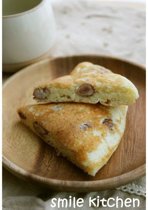 ✿ほわわ~ん♪金時豆パンケーキ✿-レシピのメイン写真