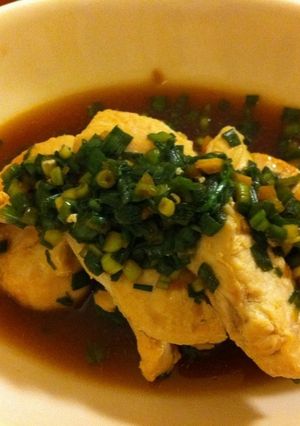 鶏胸肉をネギソースで-レシピのメイン写真