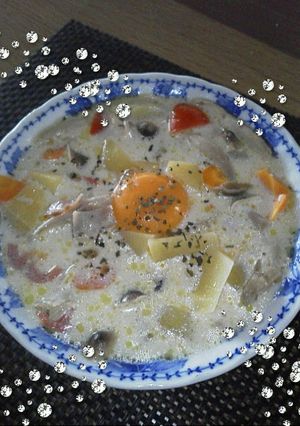 簡単じゃがいもカルボナーラ煮-レシピのメイン写真