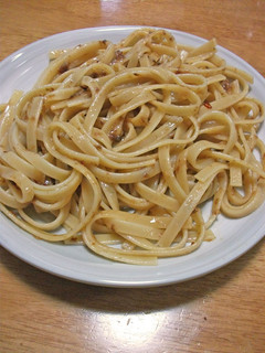 【杜氏流】パスタ?☆酒粕醤油鰹節風味-レシピのメイン写真
