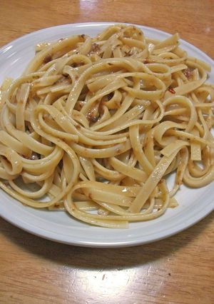 【杜氏流】パスタ?☆酒粕醤油鰹節風味-レシピのメイン写真