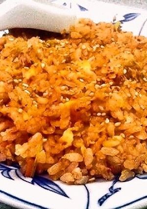 お焦げが旨味！焼肉店のキムチチャーハン-レシピのメイン写真