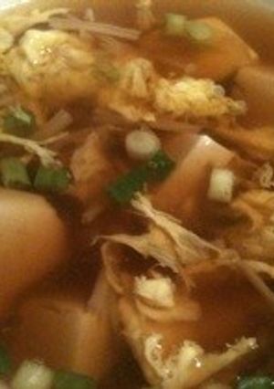 えのきと豆腐と溶き卵のお吸い物-レシピのメイン写真