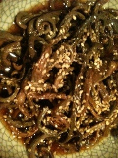 韓国のよりちょっと甘いぜんまいの煮物-レシピのメイン写真