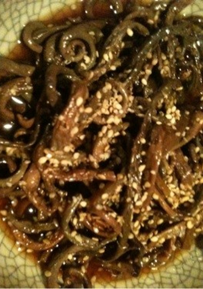 韓国のよりちょっと甘いぜんまいの煮物-レシピのメイン写真
