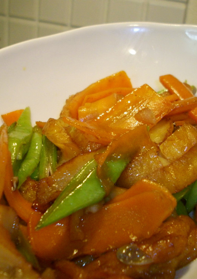 ささげと野菜天の炒め煮-レシピのメイン写真