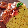 カレー専用ターメリックトマトライス。