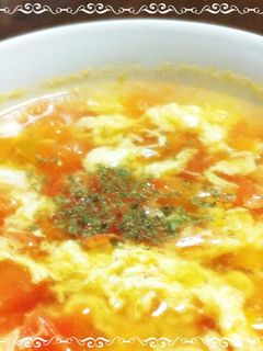 トマトとたまごのスープ-レシピのメイン写真