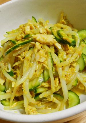 もやしの和え物♪カレー酢醤油✿-レシピのメイン写真