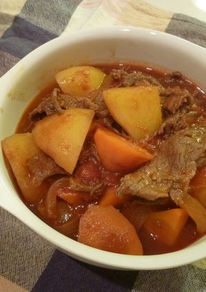 ☆肉じゃがのトマトソース煮☆-レシピのメイン写真