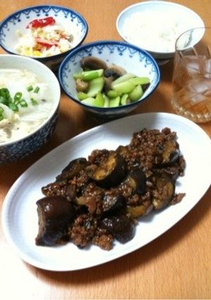 簡単。麻婆茄子-レシピのメイン写真