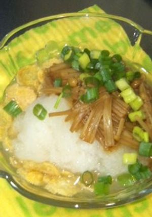 なめたけおろし＋シリアルで即席おつまみ-レシピのメイン写真