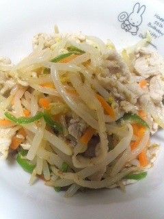 もやしと豚肉のナムル風和え物-レシピのメイン写真