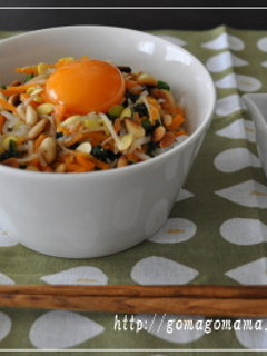 パパッとナムルで卵かけご飯-レシピのメイン写真