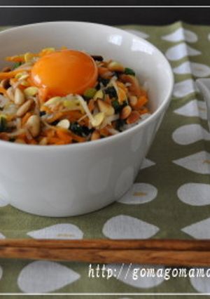 パパッとナムルで卵かけご飯-レシピのメイン写真