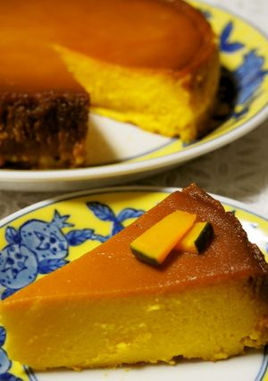 野菜でおやつ♪カボチャたっぷりプリン-レシピのメイン写真