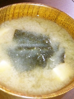 海苔★味噌汁-レシピのメイン写真