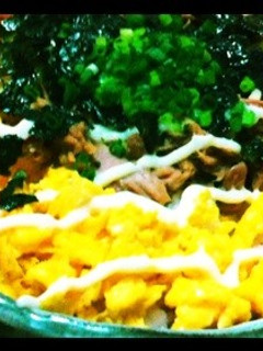 朝食や夜食に♥即席ツナ卵丼!-レシピのメイン写真