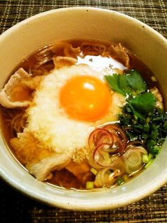 ✿素麺の残りで♬豚とろろお月見にゅう麺✿-レシピのメイン写真