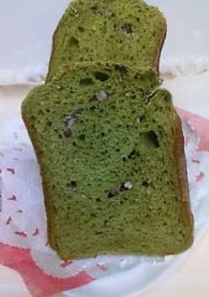 GOPANで抹茶あずきお米パン-レシピのメイン写真