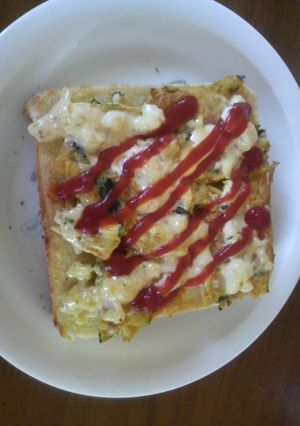 盛り盛りトースト-レシピのメイン写真