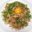 焼うどんde月見うどん!
