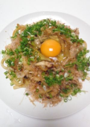 焼うどんde月見うどん!-レシピのメイン写真
