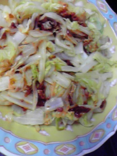 レンジで簡単☆白菜の肉味噌がけ♪-レシピのメイン写真