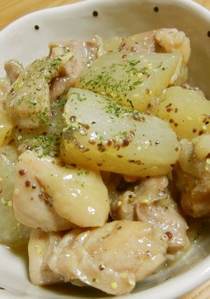 大根と鶏肉の洋風マスタード煮✿-レシピのメイン写真