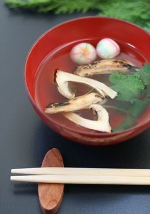 贅沢!焼き松茸のお吸い物-レシピのメイン写真