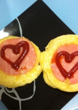 朝食にぴったり☆ハムチーズのホットケーキ-レシピのメイン写真