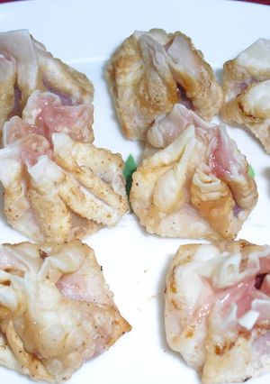 クリームチーズの茶巾揚げ-レシピのメイン写真