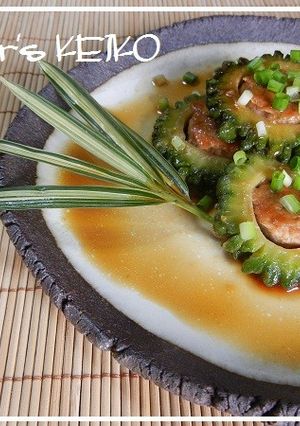【農家のレシピ】ゴーヤの肉詰め照り焼き-レシピのメイン写真