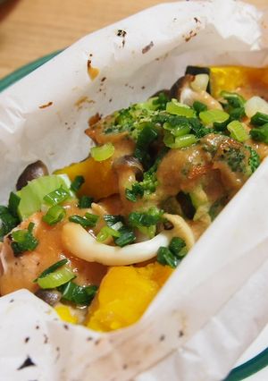 幼児もＯＫ！野菜たっぷり♪秋鮭の包み焼き-レシピのメイン写真