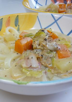 絶品★チャウダーうどん-レシピのメイン写真