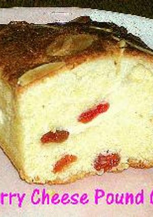 チェリーチーズパウンドケーキ-レシピのメイン写真