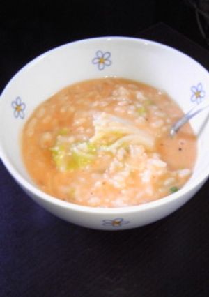 スープっぽい白菜入りリゾット-レシピのメイン写真