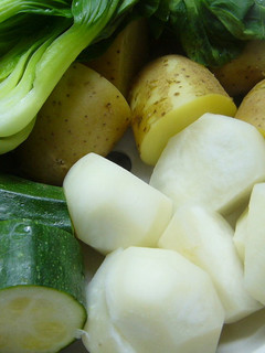 ヘルシ～☆蒸し野菜☆シンプルつけだれ２種-レシピのメイン写真