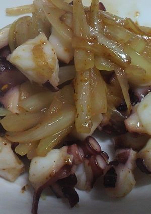 タコ焼きの次の日は…タコたまねぎ☆-レシピのメイン写真