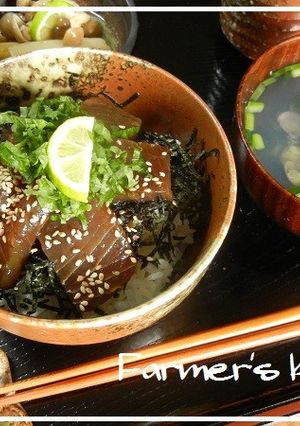 万能だし醤油でマグロの漬け丼-レシピのメイン写真